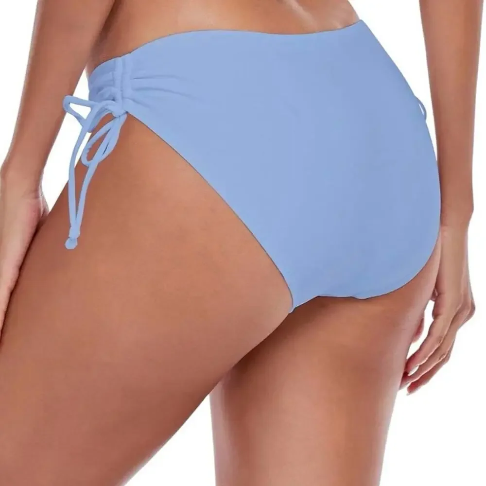 Light blue bikini bottoms with